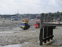 Low tide at Leigh-on-Sea, Essex, in Sept. of 2005
