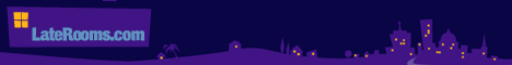 Up to 70% OFF hotel room prices in association with Laterooms.com