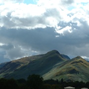 Catbells as seen from Keswick campsite