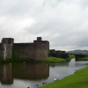 Caerphilly Castle, Wales