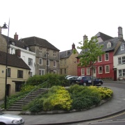 Calne Town Centre, Calne, Wiltshire. Summer 2004