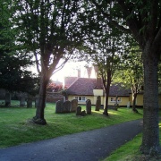 St Marys Church Entrance. Baldock, Hertfordshire