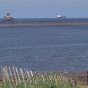 Haile Sand Fort, mouth for the River Humber off Humberston, Cleethorpes