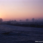 Winter Sunrise at Denstone, Staffordshire