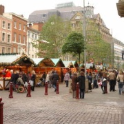 St Anns Square Christmas Market, Manchester. 2005