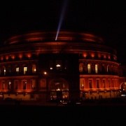 Royal Albert Hall at night