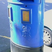 The same but different ... a Guernsey Pillar Box in St Peter Port, Channel Islands