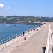 St Catherine's Breakwater, Jersey, Channel Islands