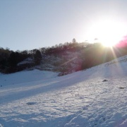 A field on the SE side of Church Stretton under snow, Shropshire.