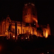 Liverpool Cathedral at night