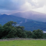 From Castlerigg Farm Campsite, looking towards Cat Bells. Lake District