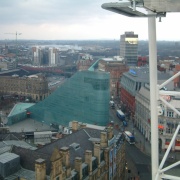 Taken from the Manchester Eye overlooking The Urbis and Mancheter Victoria Station