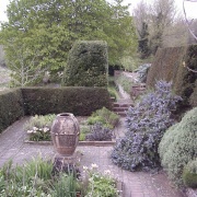 The Clergy House garden. Alfriston, East Sussex