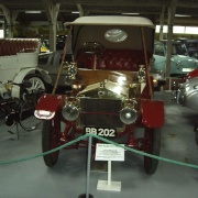 Exhibits on show in the Bentley Motor Museum, near Lewes, East Sussex
