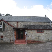 The village Hall, in Dalwood, Devon.