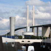 The Dartford Crossing on the Thames in Kent
