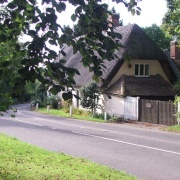 View of Brent Pelham village, Hertfordshire