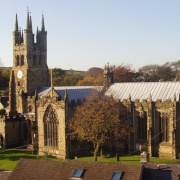 Tideswell Church, known as 'Cathedral of the Peak'. The centre piece of the village.