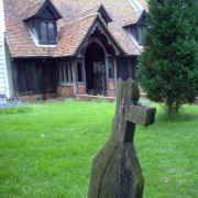 Greenstead Church, said to be the world's oldest wooden building, in Greenstead, England