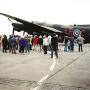 East Kirkby Aviation Centre - A day when a Lancaster Bomber taxied down the run way