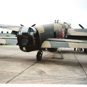 East Kirkby Aviation Centre - A day when a Lancaster Bomber taxied down the run way