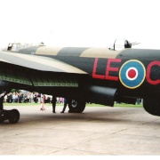 East Kirkby Aviation Centre - A day when a Lancaster Bomber taxied down the run way