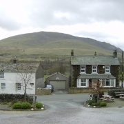 Clough Head, viewed from the carpark of The Horse And Farrier, Threlkeld, Cumbria