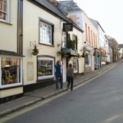 A street in Lostwithiel, Cornwall