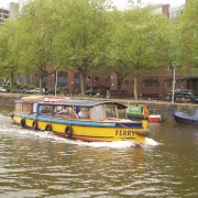 The ferry 'Emily' leaving Bristol City Centre for Temple Meads on the afternoon of 26th April 2007.