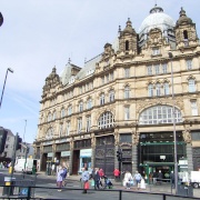 Leeds Market.  George Street Entrance.