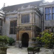 Deene Park courtyard in Corby, Northamptonshire