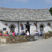 Cafe at Boscastle, Cornwall