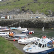 View of the harbour, Boscastle, Cornwall