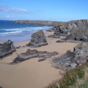 Bedruthan Steps, St Eval, Cornwall