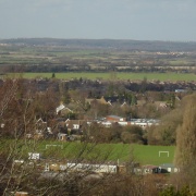 Overlooking Ramsey Manor School and Arnold Middle School, Barton le Clay