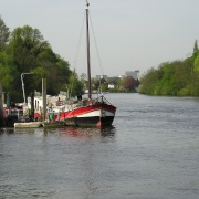 Houseboats on the Thames