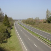 Barton le Clay by-pass taken on a Sunday afternoon