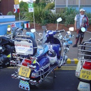 Bikemeeting in Poole on the quay