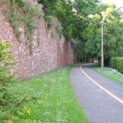 Exeter city walls
