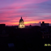 Sun Rise over Nottingham Council House