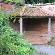 Corner seat in Walled Garden