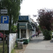 Woodhall Spa - narrow shops