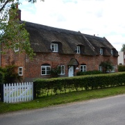 Woodbastwick thatched cottages