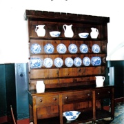 The plate cabinet.