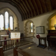 Inside the Church at Tyneham