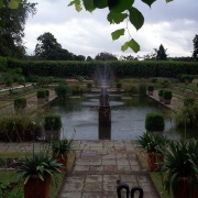 Kensington Palace - sunken garden.