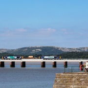 Arnside Pier and viaduct.