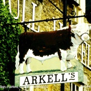 The Bull Hotel Sign, Fairford, Gloucestershire 2002