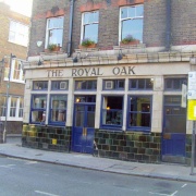 The Royal Oak pub, East London, the exterior of which was used in Goodnight Sweetheart
