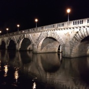 Maidenhead Bridge at night